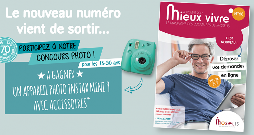 Mieux vivre : du nouveau sur l’extranet client et concours photo