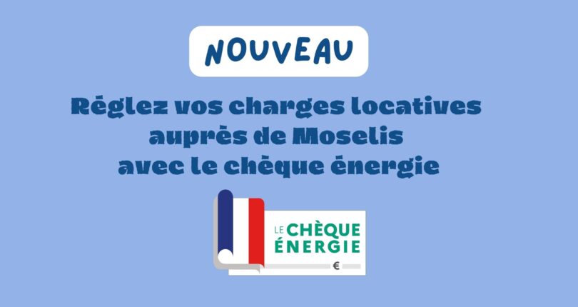 Chèque énergie : réglez vos charges locatives